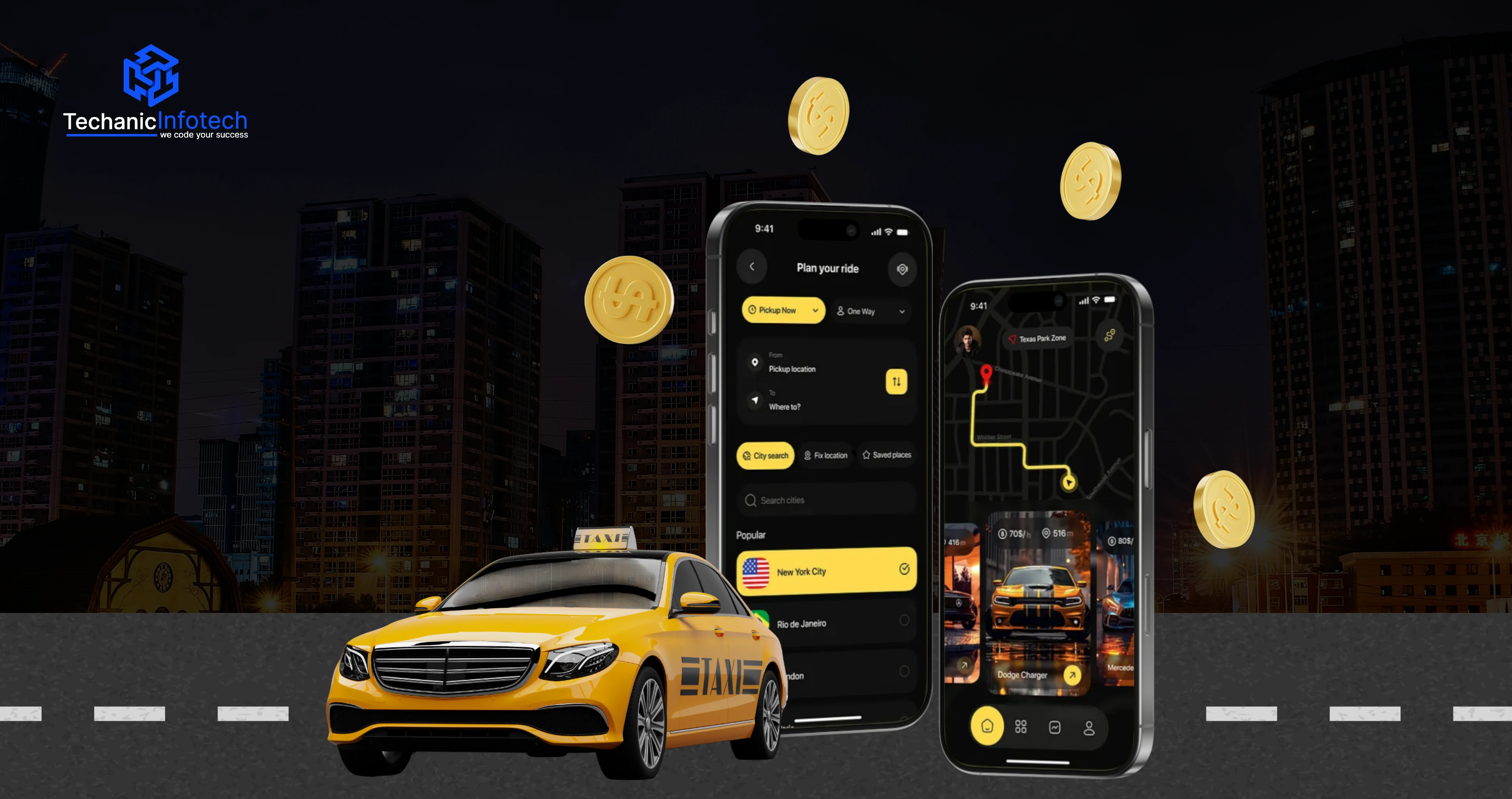 Understanding the Cost to Build a Taxi App in the USA